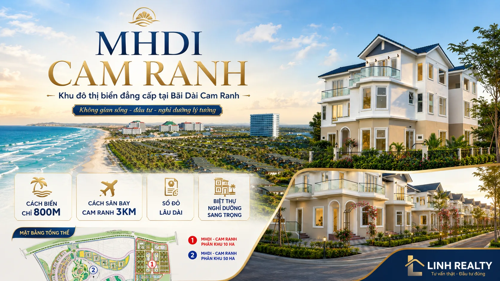 Biệt thự MHDI Cam Ranh — Khu đô thị quân đội đẳng cấp Bãi Dài