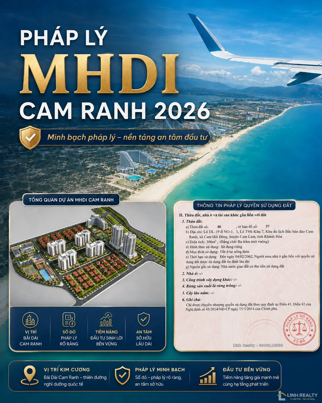 Pháp lý MHDI Cam Ranh 2026 — minh bạch hồ sơ, an tâm đầu tư