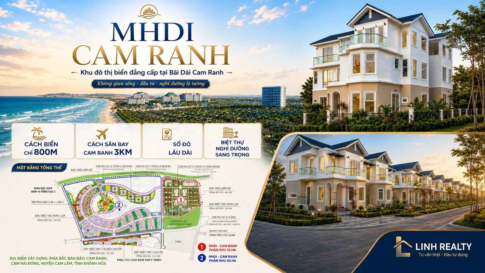 So sánh biệt thự MHDI Cam Ranh với các dự án Bãi Dài 2026